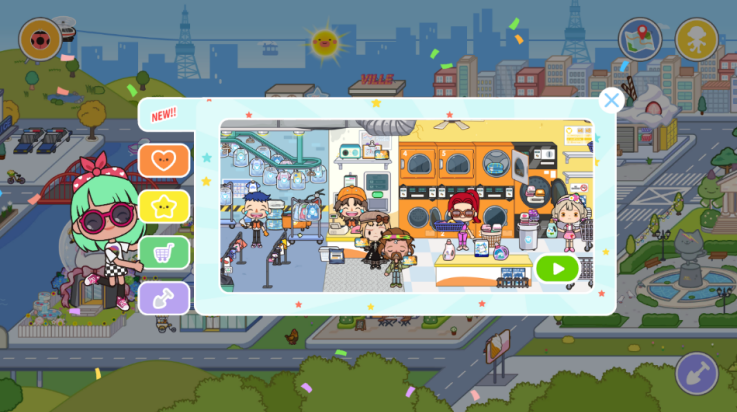 米加小镇世界：体验洗衣房休闲益智乐趣