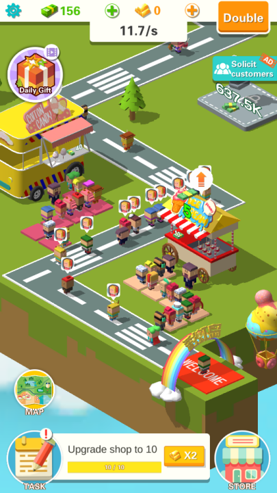 下载放置美食游戏：成为美食大亨的起点