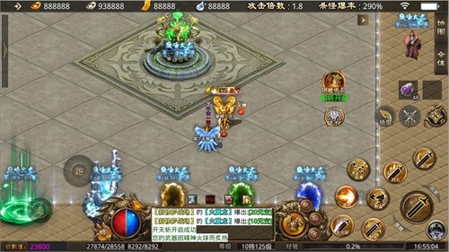 巅峰火龙传奇手游：经典复古元素融合，打造公平竞技体验