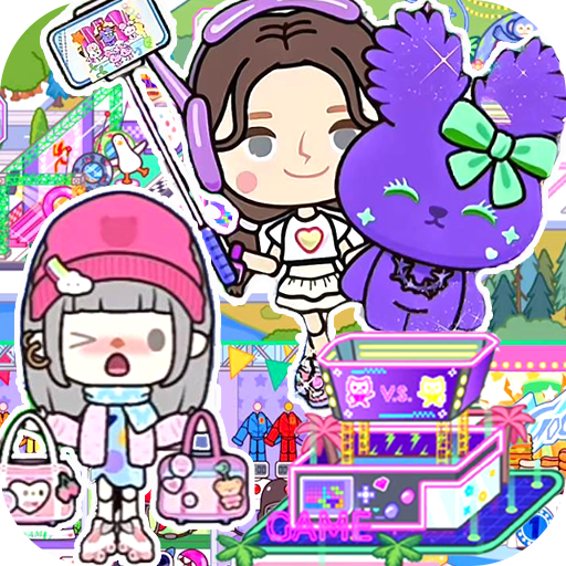 米加小镇开放世界：自由探索的休闲益智游戏