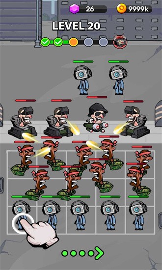 下载《Hero Battle》体验怪物战斗进化生存策略塔防游戏