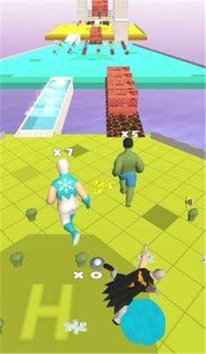 下载《超级英雄桥跑比赛3D》 - 3D视觉效果动作冒险游戏