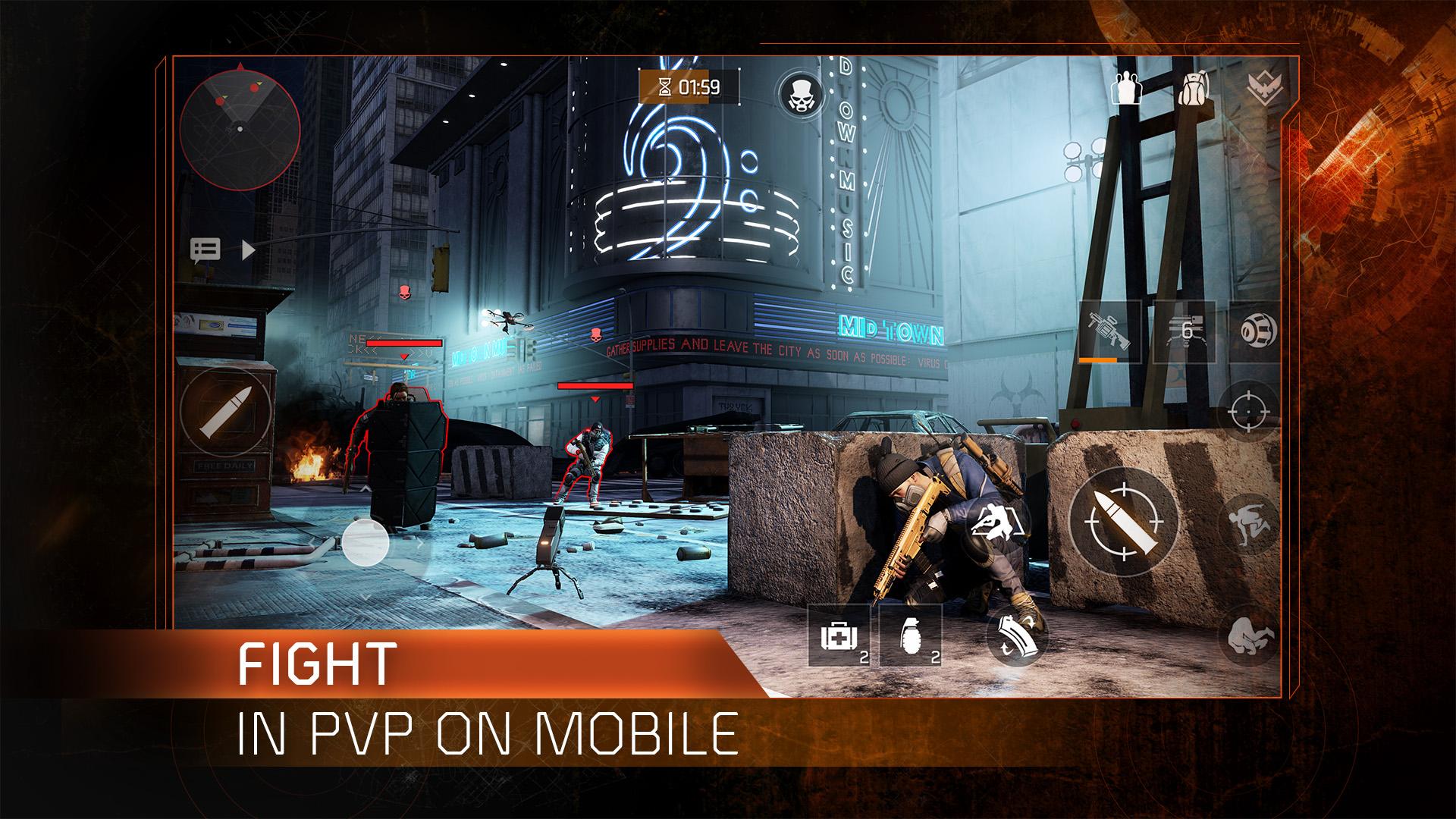 全境封锁The Division Resurgence - Android 飞行射击：紧张刺激的战斗任务
