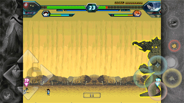 死神vs火影6.1满人物版下载 - 怀旧与新奇并存的像素风格动作格斗游戏