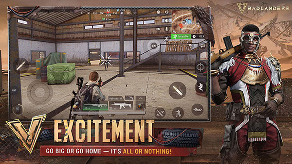 下载Badlanders - 安卓枪战射击游戏，享受紧张刺激的对抗