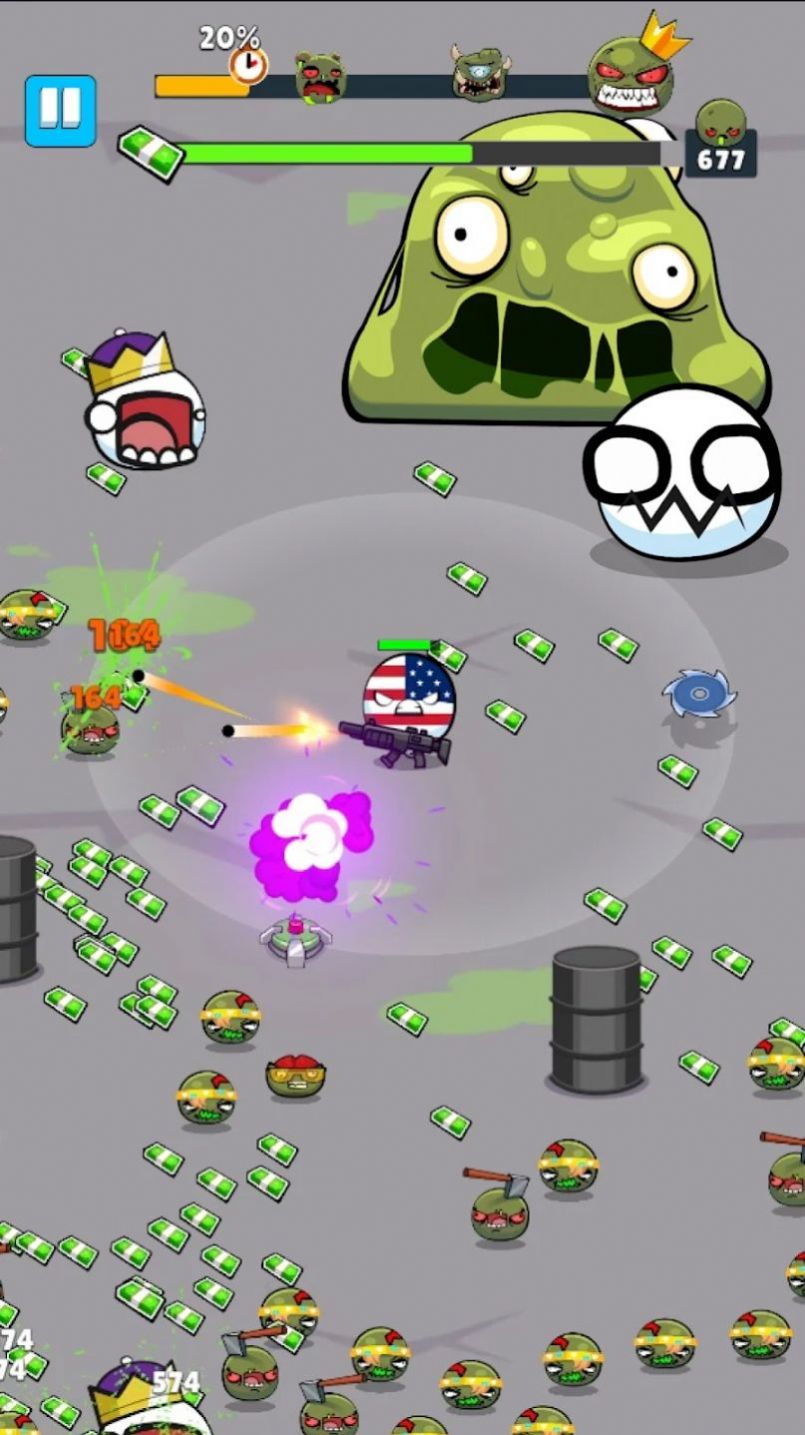 波兰球僵尸幸存者：下载游戏，体验激烈战斗与幸存者合作