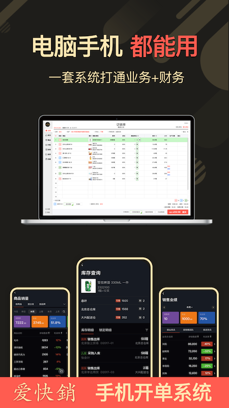 爱快销进销存app：快消品行业的智能进销存解决方案