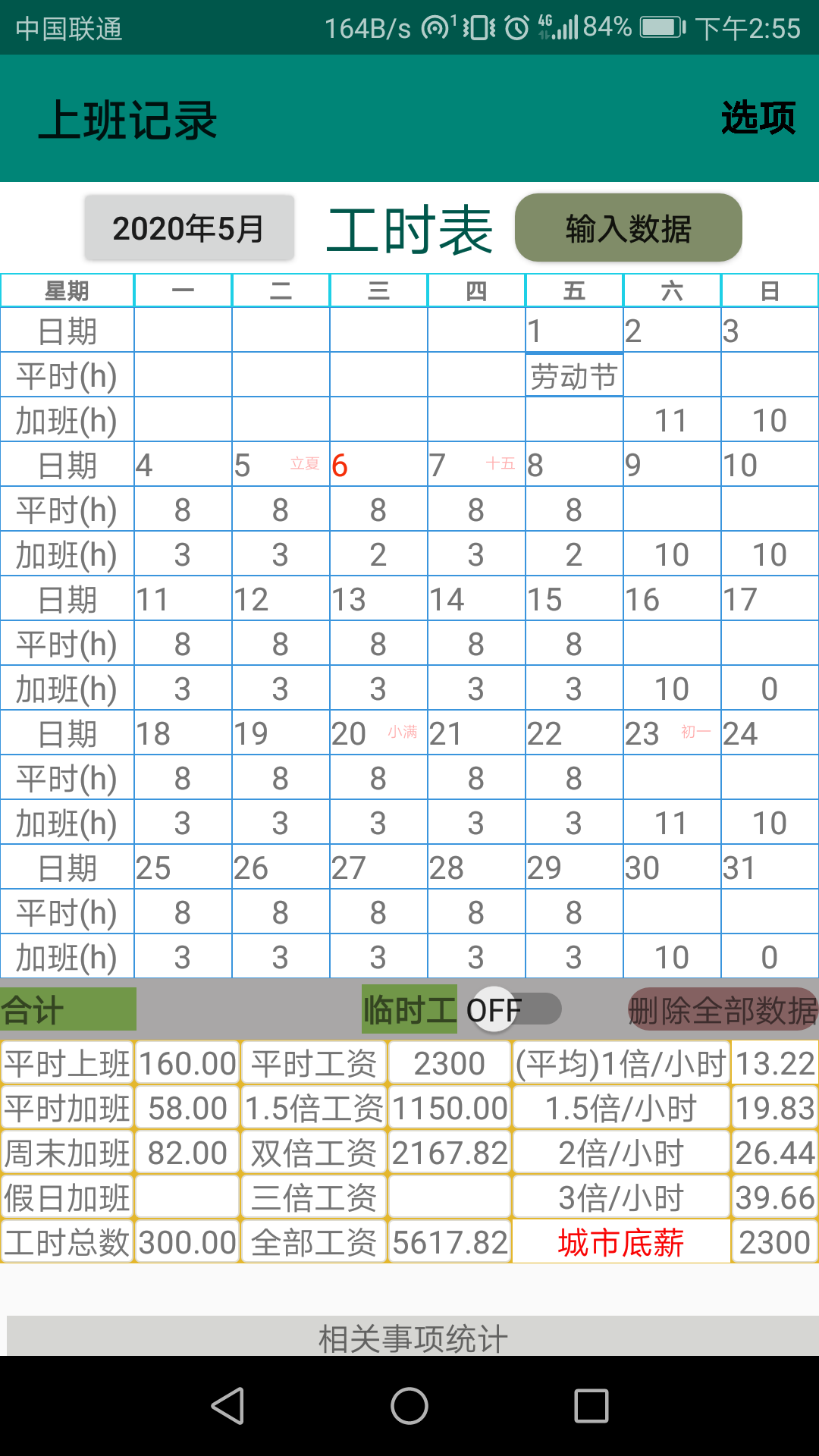 上班记录App：全面记录与管理你的工作时间与薪资