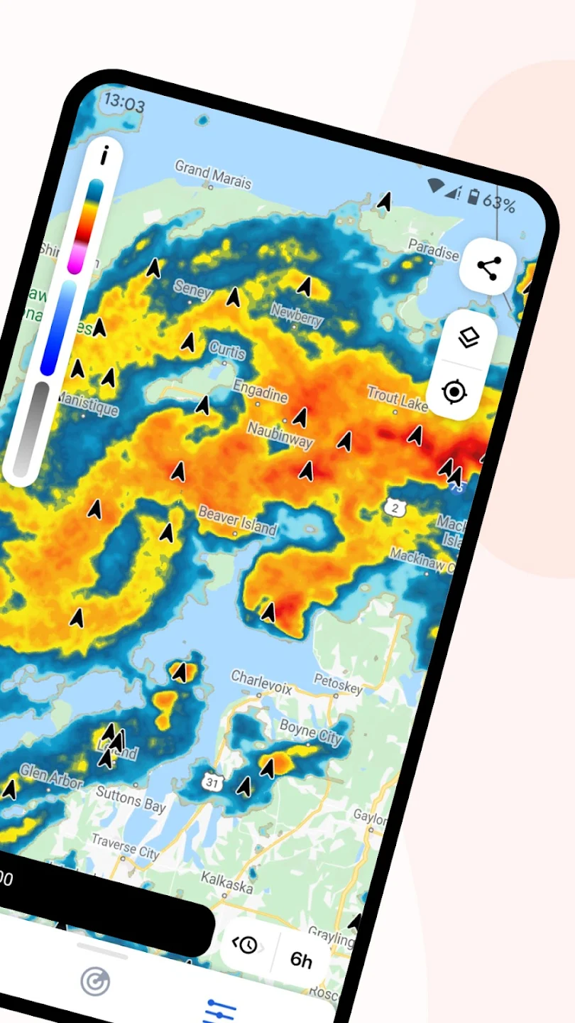 RainViewer：实时降雨雷达应用，掌握最新天气动态
