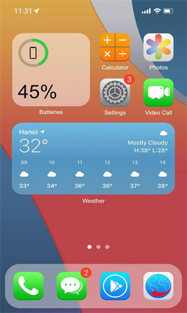 主题狗下载：安卓仿苹果iOS17系统美化工具