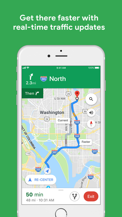 Google Maps App - 您的旅行出行必备