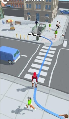 下载体验《马路冲刺大师3D》，在都市丛林中自由穿梭的快感