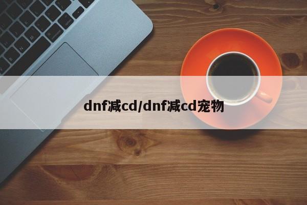 dnf减cd/dnf减cd宠物