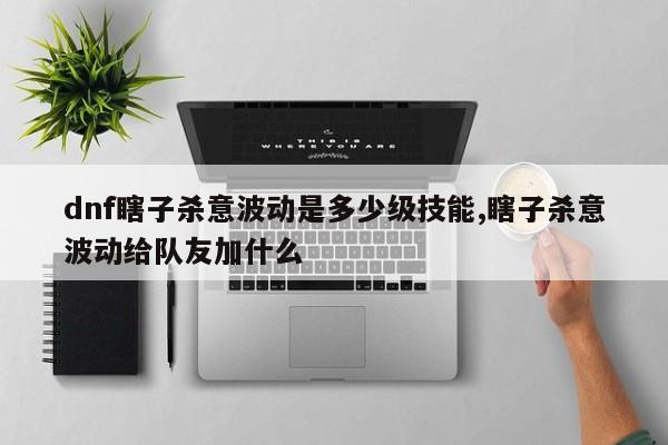 dnf瞎子杀意波动是多少级技能,瞎子杀意波动给队友加什么