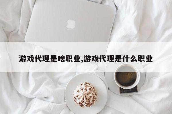 游戏代理是啥职业,游戏代理是什么职业