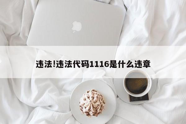 违法!违法代码1116是什么违章